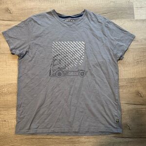 Volvo FH T Shirt, Light Blue - Volvo Word Mark - Men’s Size XL